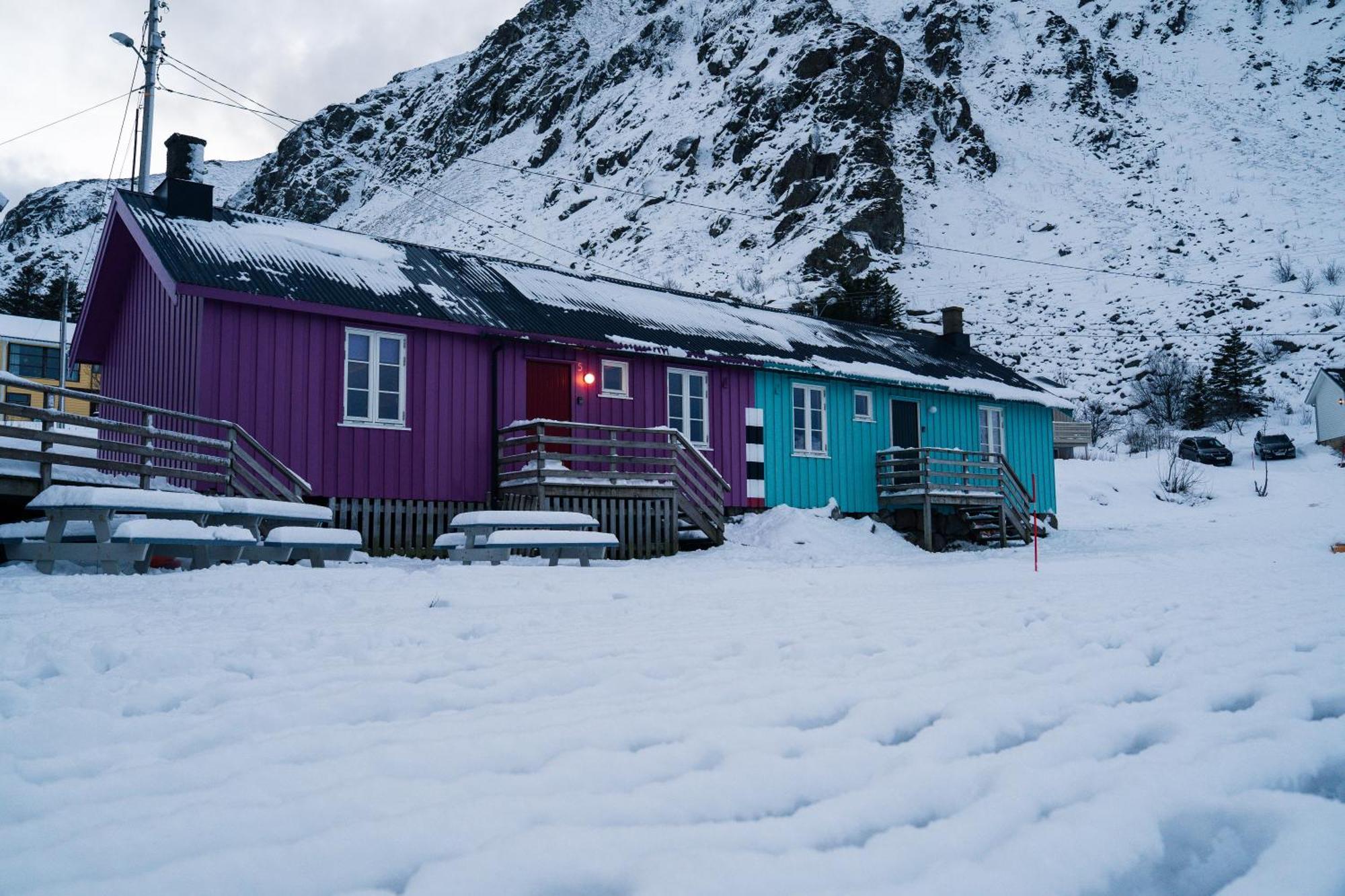Kraemmervika Rorbuer - Rustic Cabins In Lofoten บอลสตาด ภายนอก รูปภาพ